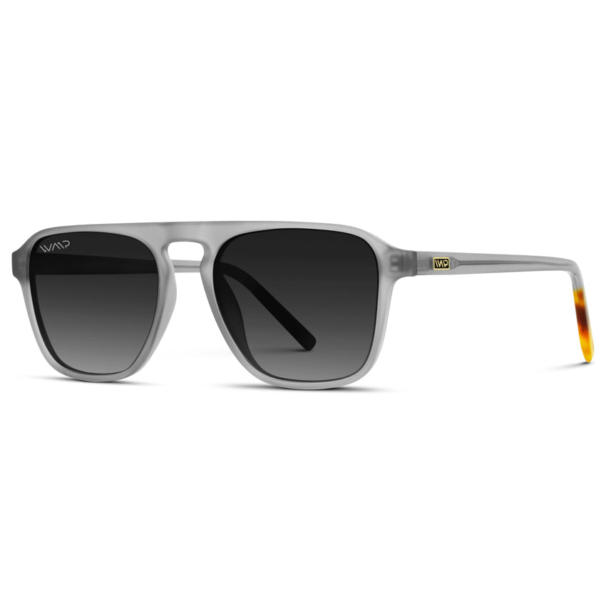 EMERSON Unisex Square Aviator Sunglasses in Moonrock Grey by WMP Eyewear - PUNCH Watch & Eyewear - WMP Eyewear