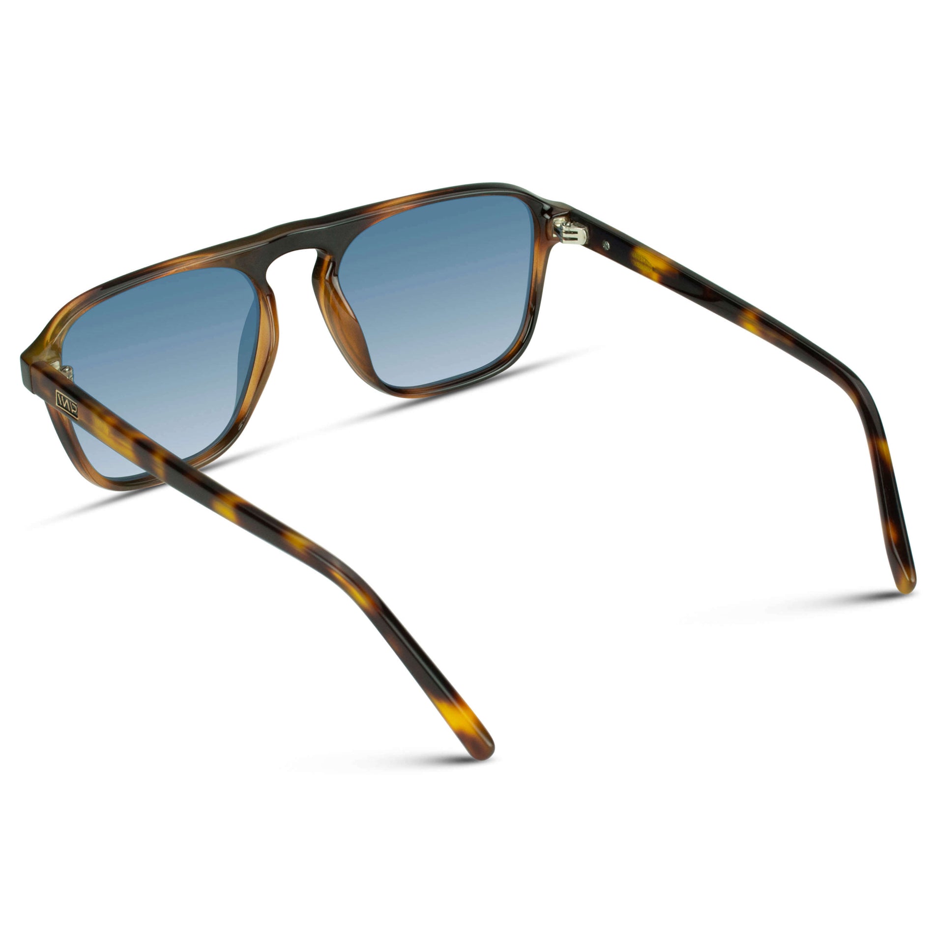 EMERSON Unisex Square Aviator Sunglasses in Brown Tortoise by WMP Eyewear - PUNCH Watch & Eyewear - WMP Eyewear