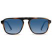 EMERSON Unisex Square Aviator Sunglasses in Brown Tortoise by WMP Eyewear - Punch Watch Design 