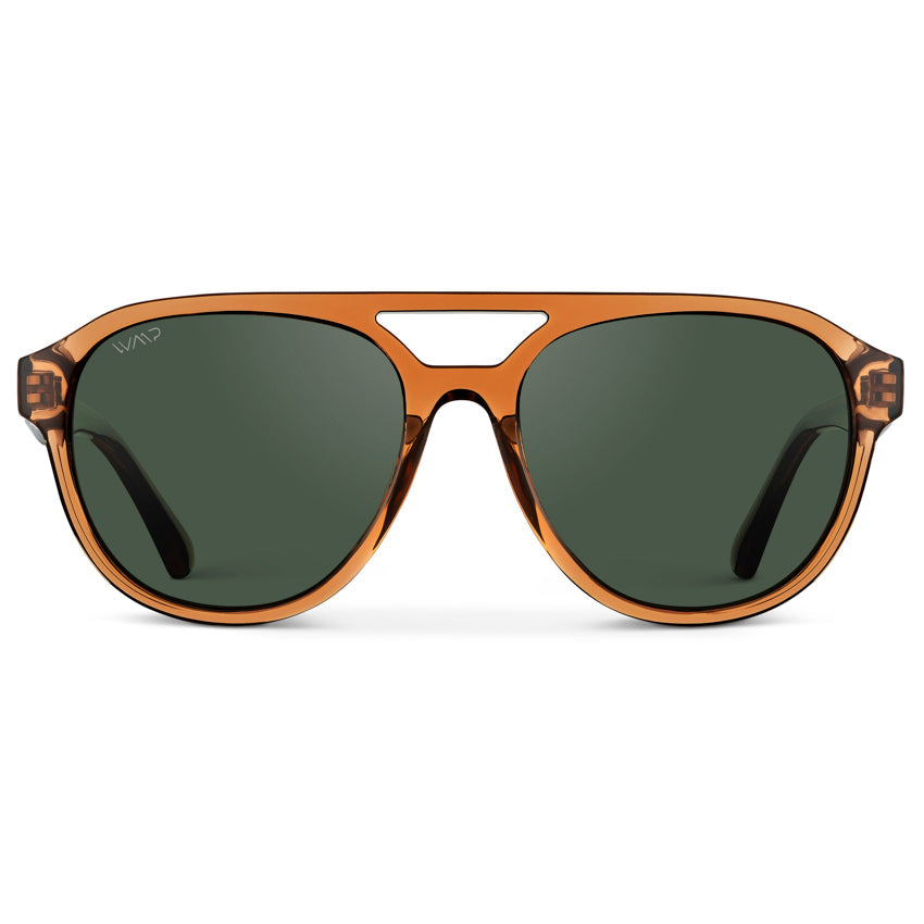 STERLING Modern Men's Aviator Sunglasses in Crystal Copper by WMP Eyewear - Punch Watch Design 