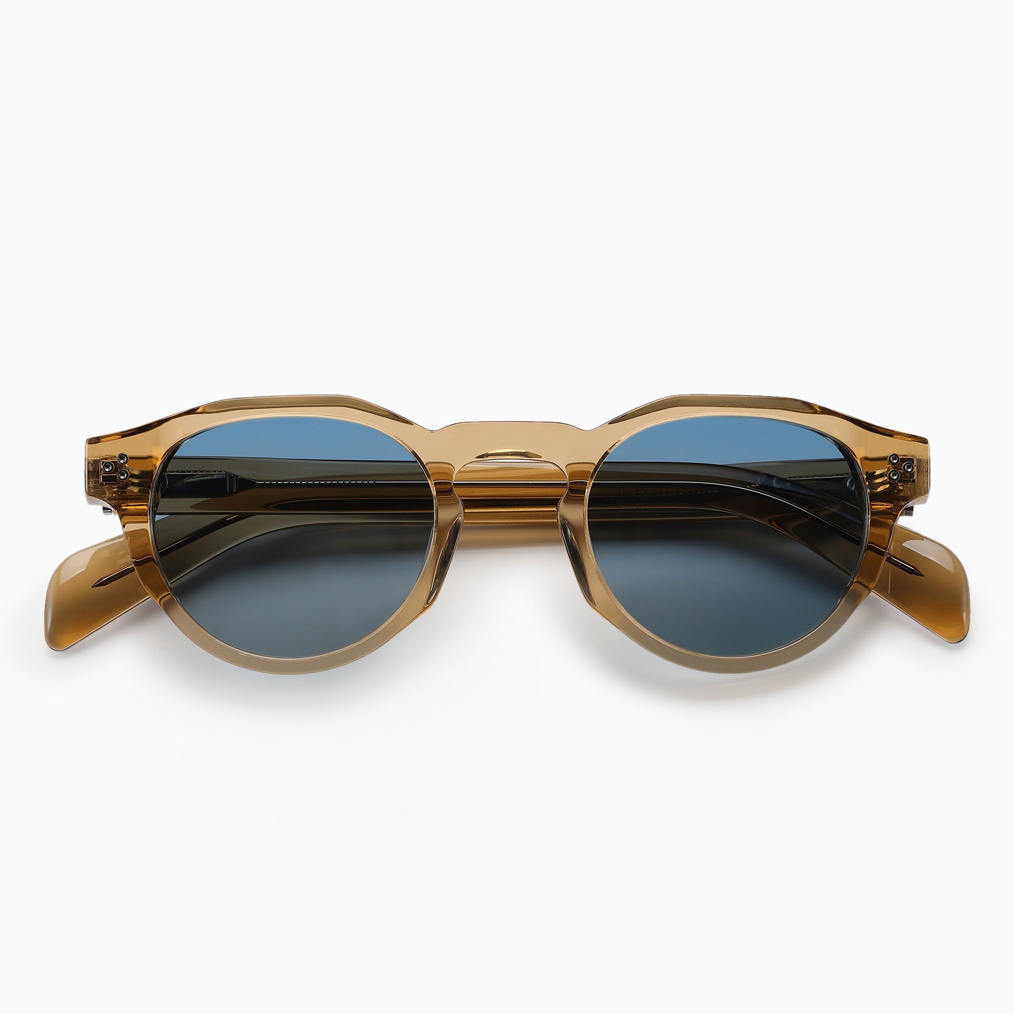 AURA Polarised Sunglasses, Unisex, Crystal Brown, Blue Gradient by TrueVivid - PUNCH Watch & Eyewear - TRUEVIVID