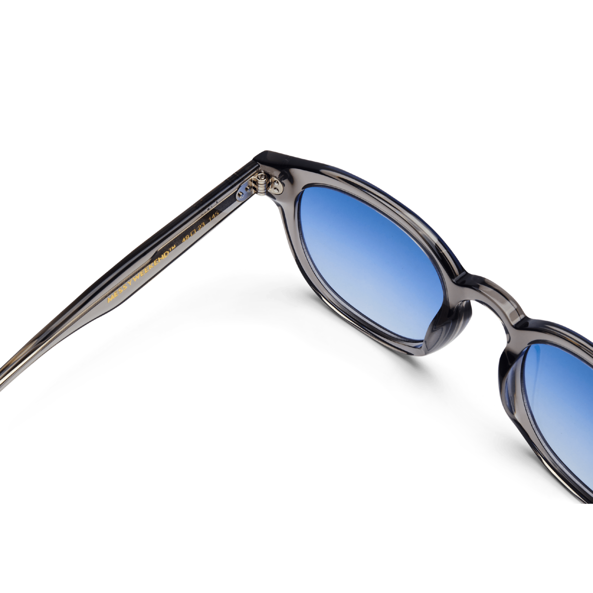 BILLE Grey Crystal Blue Sunglasses by Messy Weekend - PUNCH Watch & Eyewear - MESSY WEEKEND