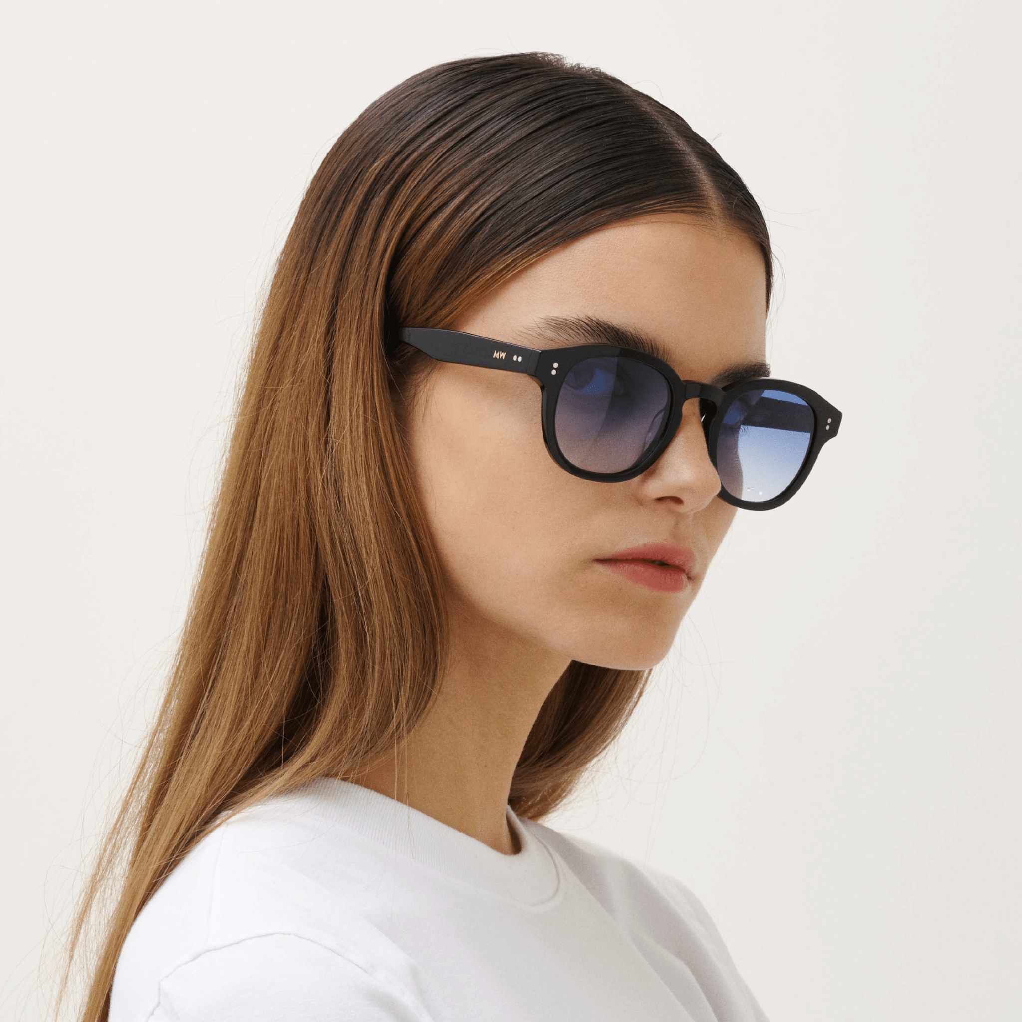 BILLE Black Gradient Blue Sunglasses by Messy Weekend - PUNCH Watch & Eyewear - MESSY WEEKEND
