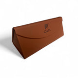 Foldable Sunglasses Case in Brown by PUNCH
