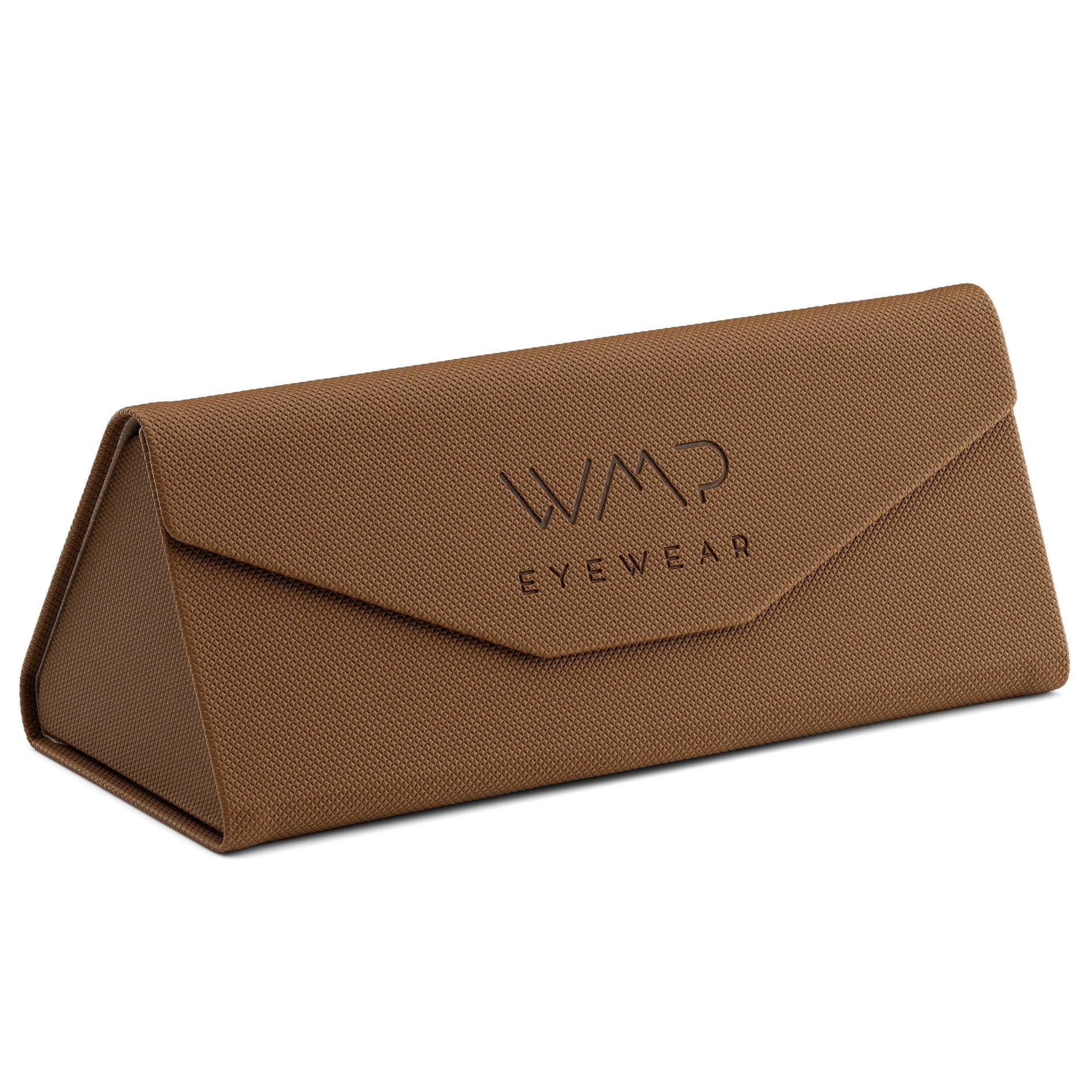 WMP Eyewear Brown Foldable Sunglasses Case