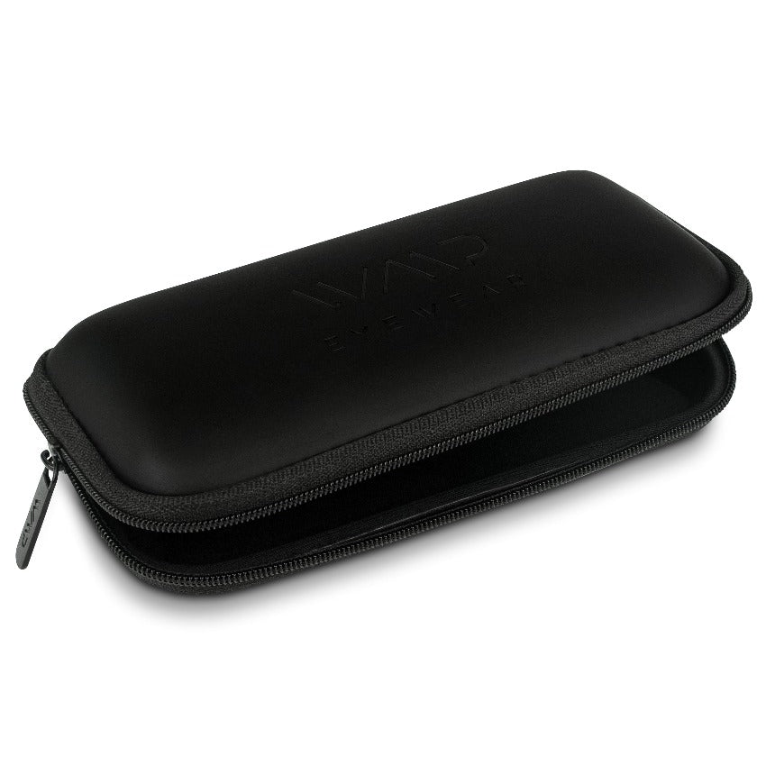 Hard Shell Sunglasses Zipper Case Black by WMP Eyewear - PUNCH Watch & Eyewear - WMP Eyewear