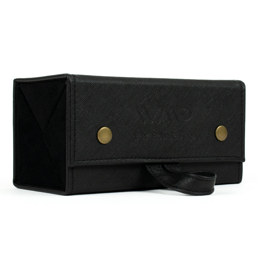 4 Tier Eyewear Travel Case in Black by WMP Eyewear - Punch Watch Design 