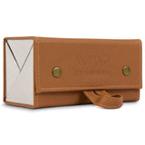 4 Tier Eyewear Travel Case in Brown by WMP Eyewear