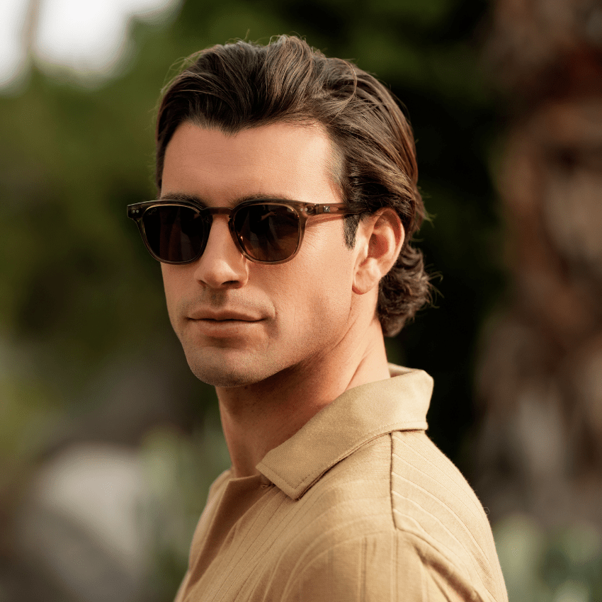 CLARK Mid - Century Polarized Men's Sunglasses in Crystal Verde by WMP Eyewear - PUNCH Watch & Eyewear - WMP Eyewear