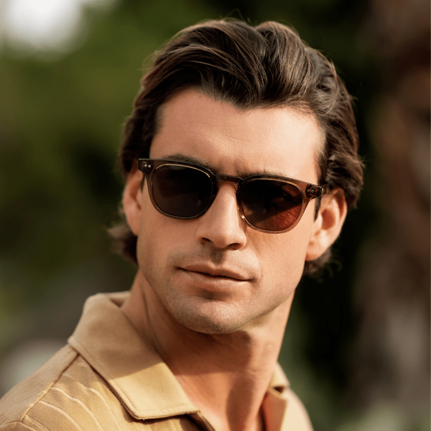 CLARK Mid - Century Polarized Men's Sunglasses in Crystal Verde by WMP Eyewear - PUNCH Watch & Eyewear - WMP Eyewear