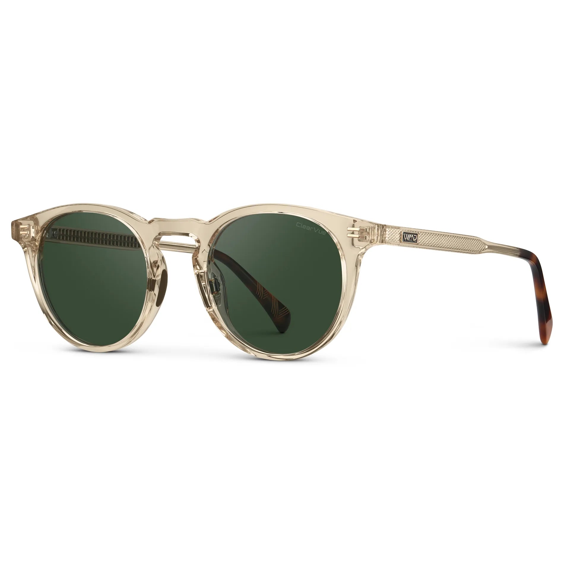 CADDIE Men's Golf Special Edition Sunglasses - Crystal Sand Brown by WMP Eyewear