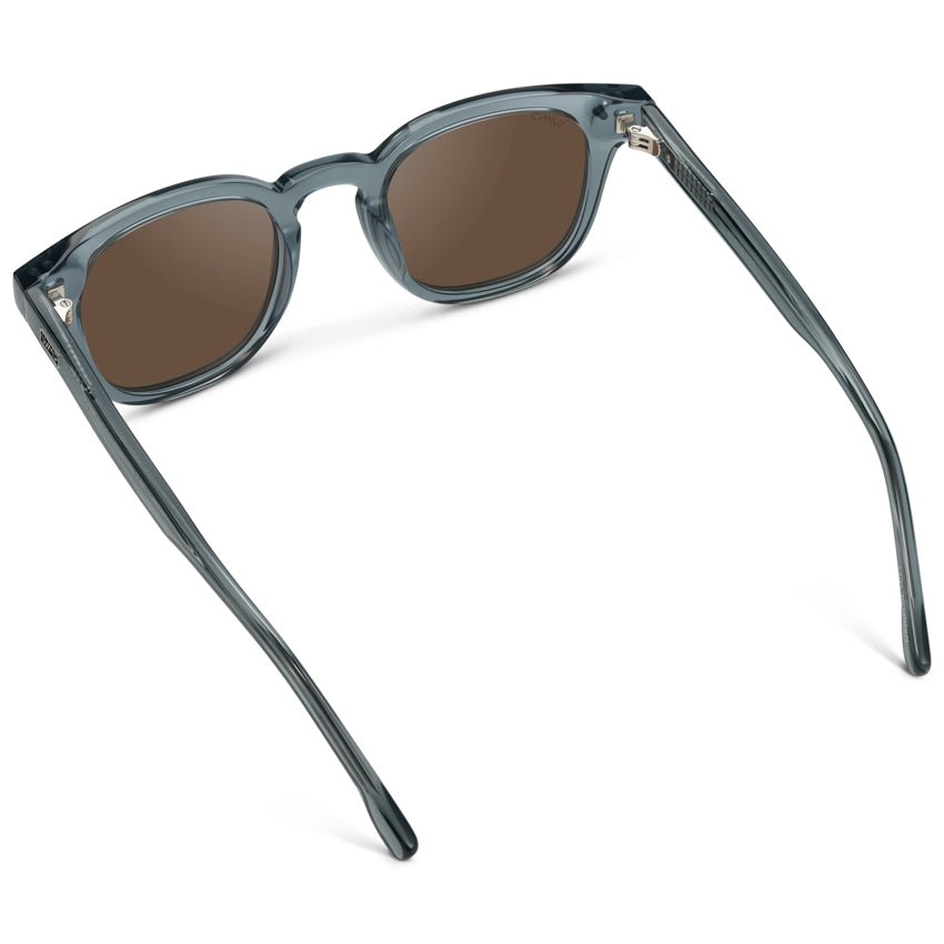 CLARK Mid - Century Polarized Men's Sunglasses in Crystal Stone Blue by WMP Eyewear - PUNCH Watch & Eyewear - WMP Eyewear