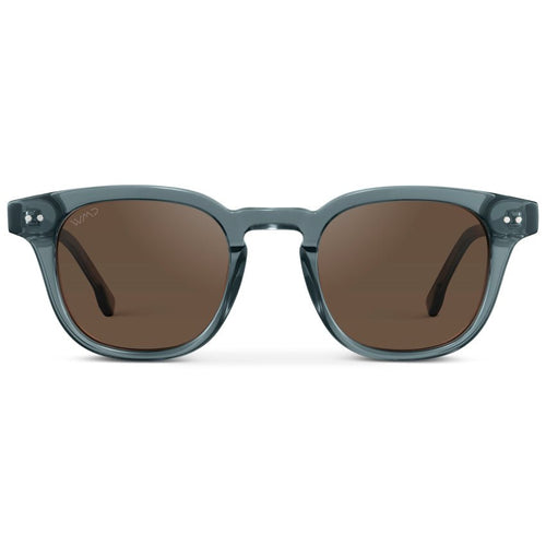 CLARK Mid - Century Polarized Men's Sunglasses in Crystal Stone Blue by WMP Eyewear - PUNCH Watch & Eyewear - WMP Eyewear