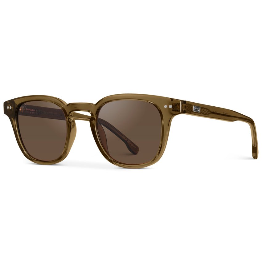 CLARK Mid - Century Polarized Men's Sunglasses in Crystal Verde by WMP Eyewear - PUNCH Watch & Eyewear - WMP Eyewear