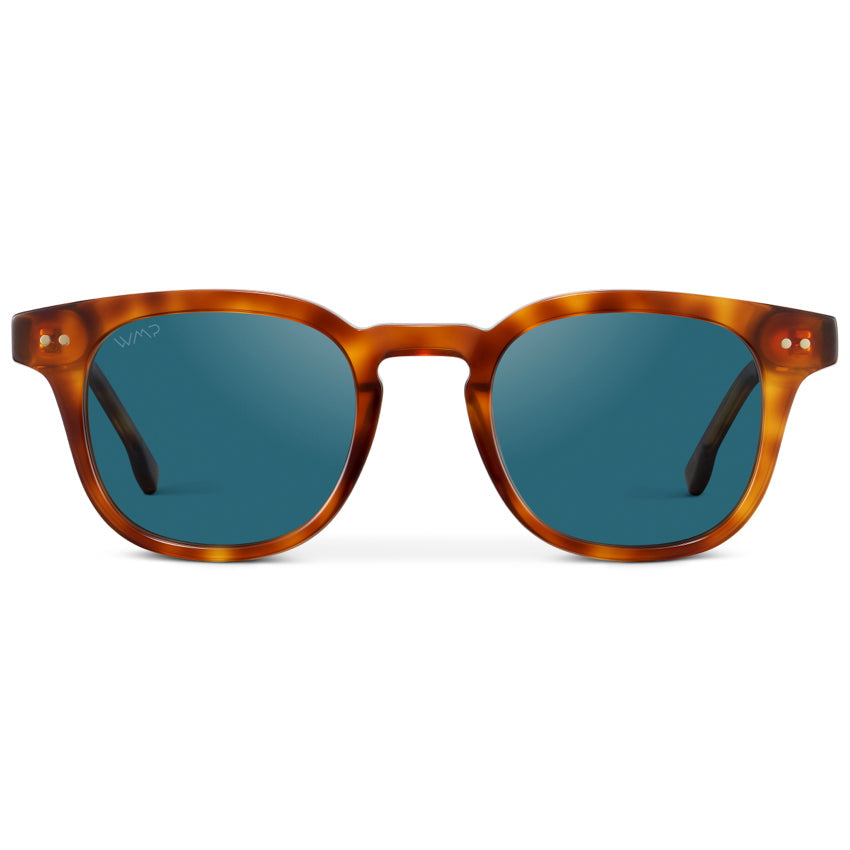 CLARK Mid-Century Polarized Men's Sunglasses in Saddlewood Tortoise by WMP Eyewear - Punch Watch Design 