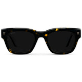 CLINT Men's Oversized Rectangular Sunglasses in Obsidian Gold Tortoise by WMP Eyewear