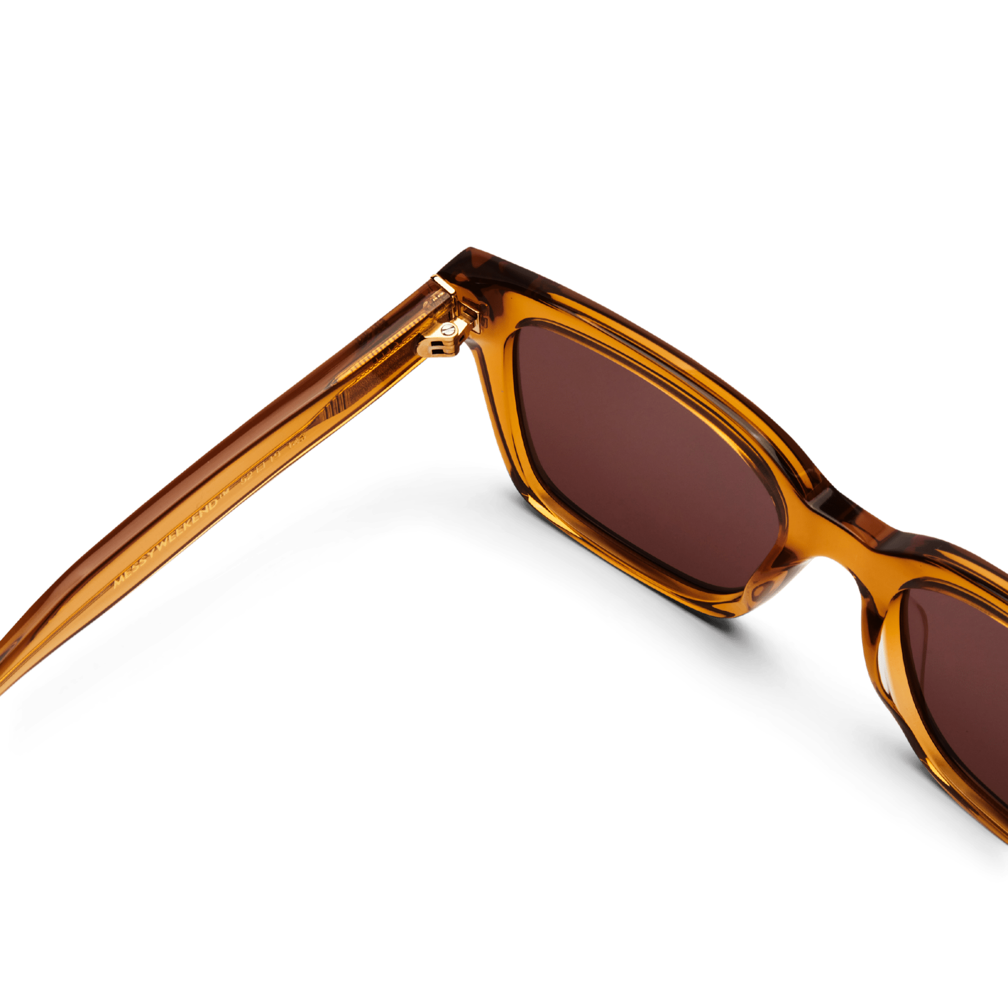 DEAN Rectangular Brown Coffee Sunglasses by Messy Weekend - PUNCH Watch & Eyewear - MESSY WEEKEND