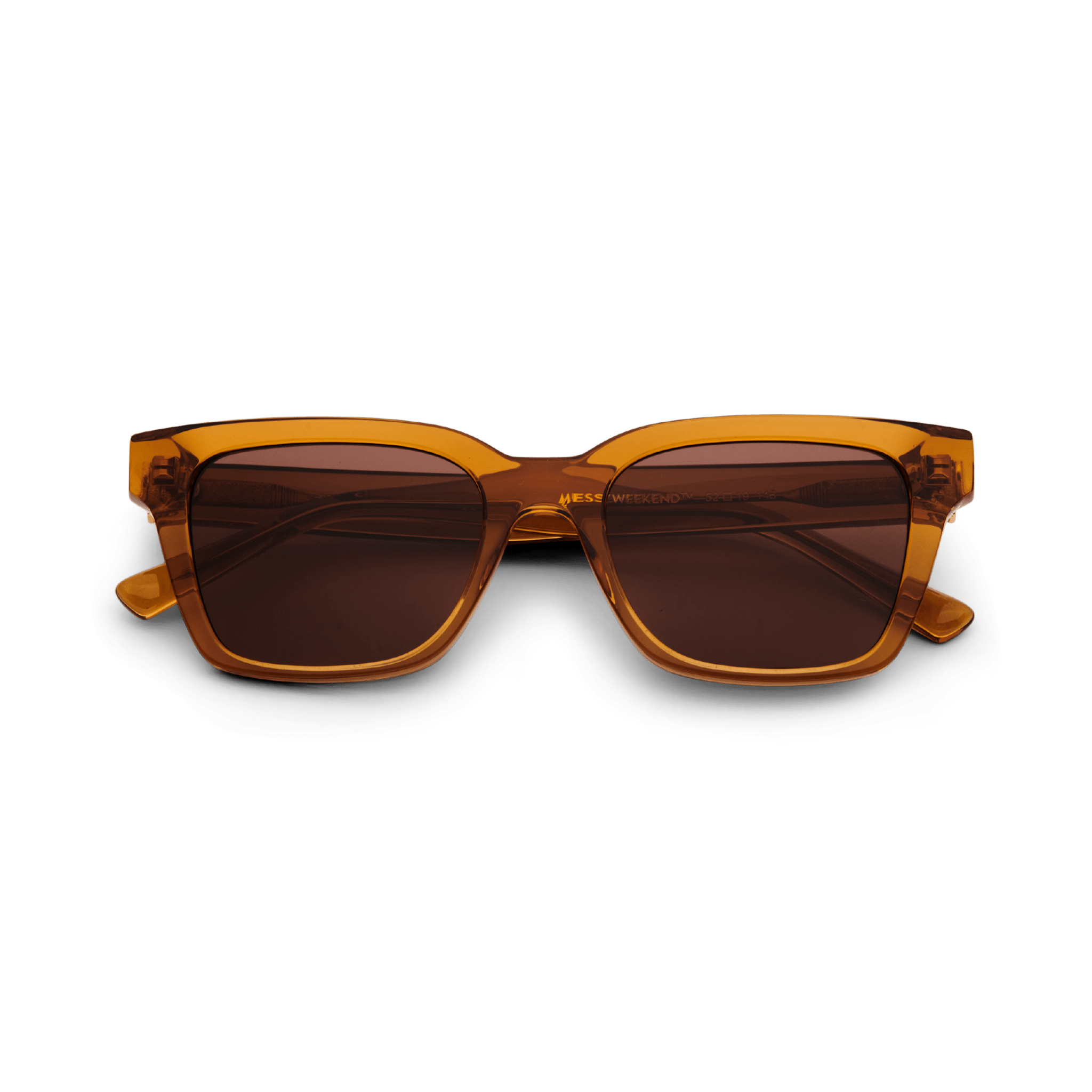 DEAN Rectangular Brown Coffee Sunglasses by Messy Weekend - PUNCH Watch & Eyewear - MESSY WEEKEND