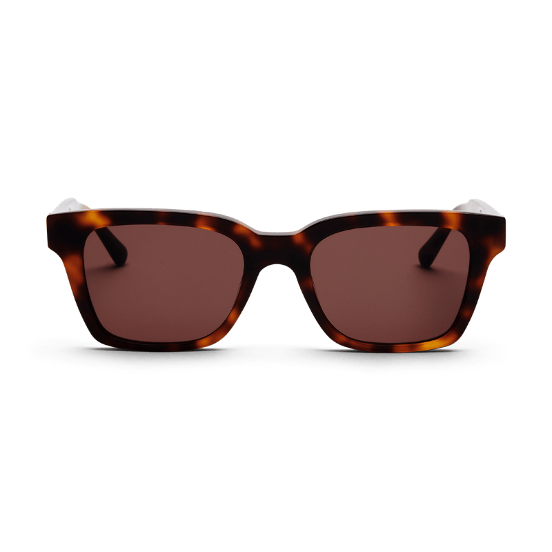 DEAN Rectangular Brown Tortoise Sunglasses by Messy Weekend - PUNCH Watch & Eyewear - MESSY WEEKEND