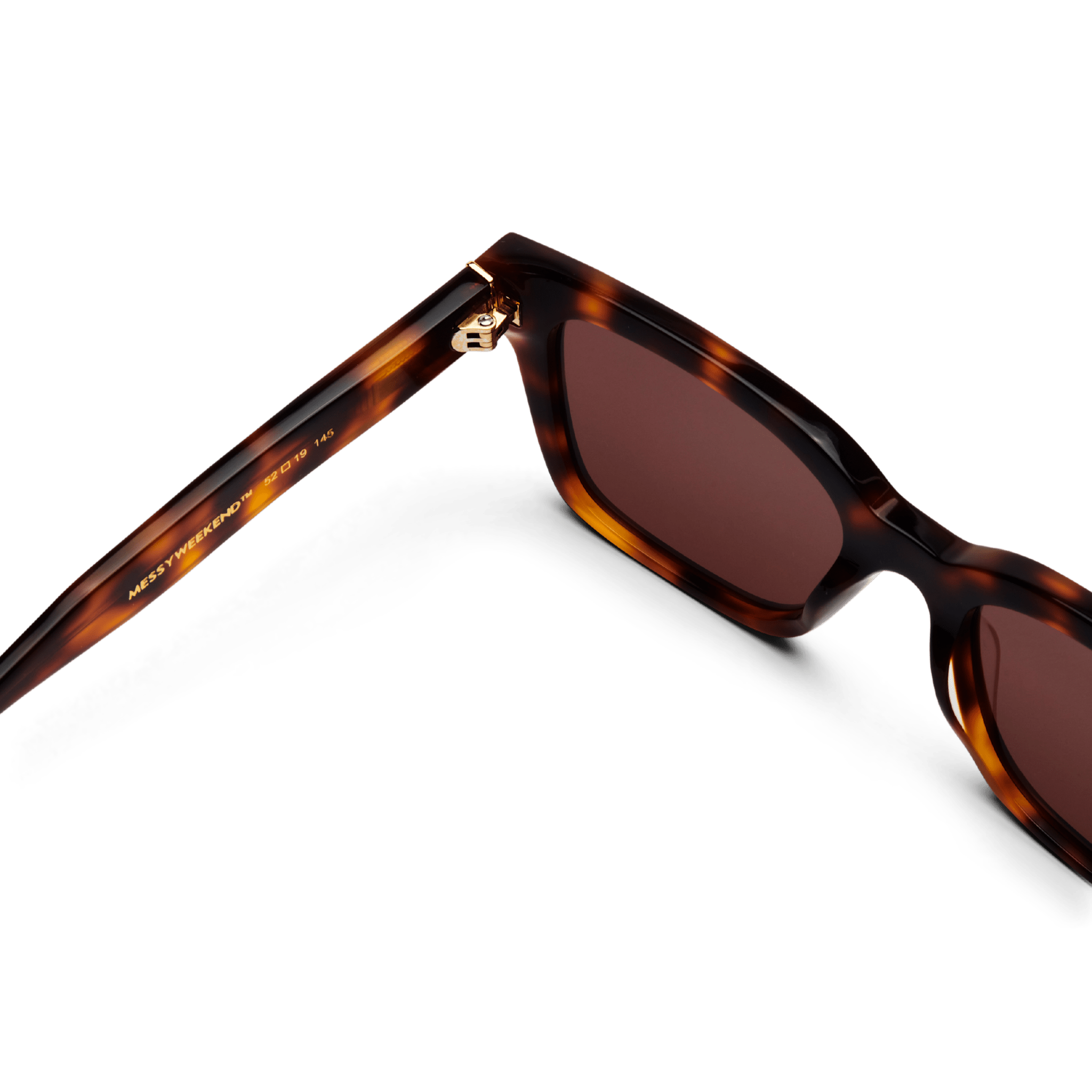 DEAN Rectangular Brown Tortoise Sunglasses by Messy Weekend - PUNCH Watch & Eyewear - MESSY WEEKEND