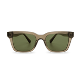 Messy Weekend Dean Rectangular Sunglasses - Bottle Green