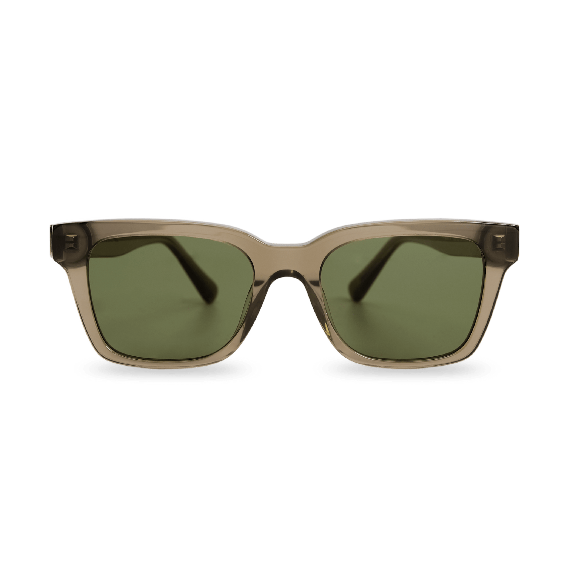 DEAN Rectangular Bottle Green Sunglasses by Messy Weekend - PUNCH Watch & Eyewear - MESSY WEEKEND