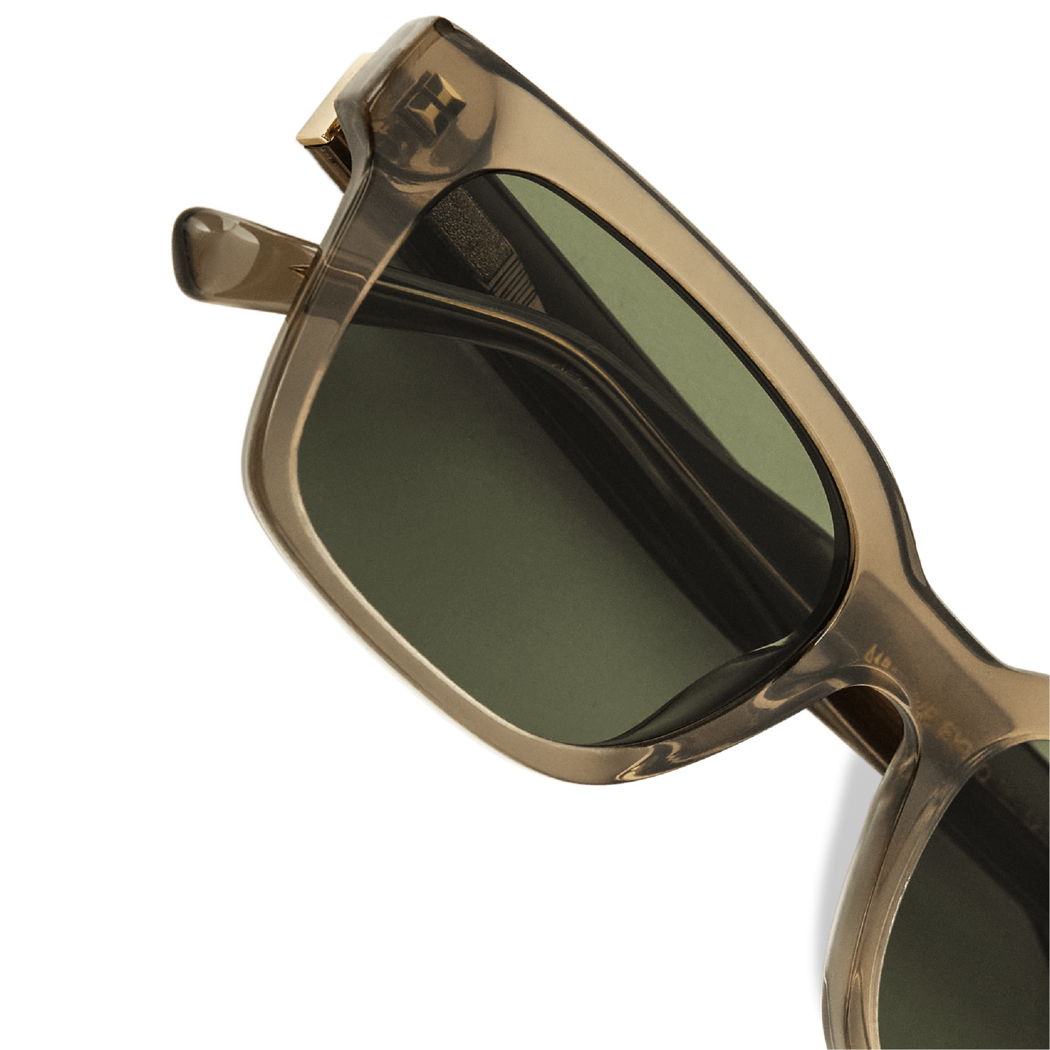 DEAN Rectangular Bottle Green Sunglasses by Messy Weekend - PUNCH Watch & Eyewear - MESSY WEEKEND