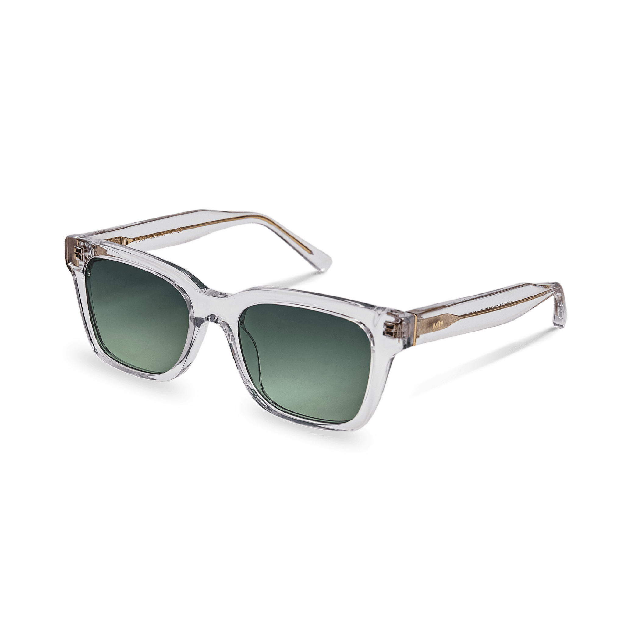 DEAN Rectangular Crystal Green Sunglasses by Messy Weekend - PUNCH Watch & Eyewear - MESSY WEEKEND