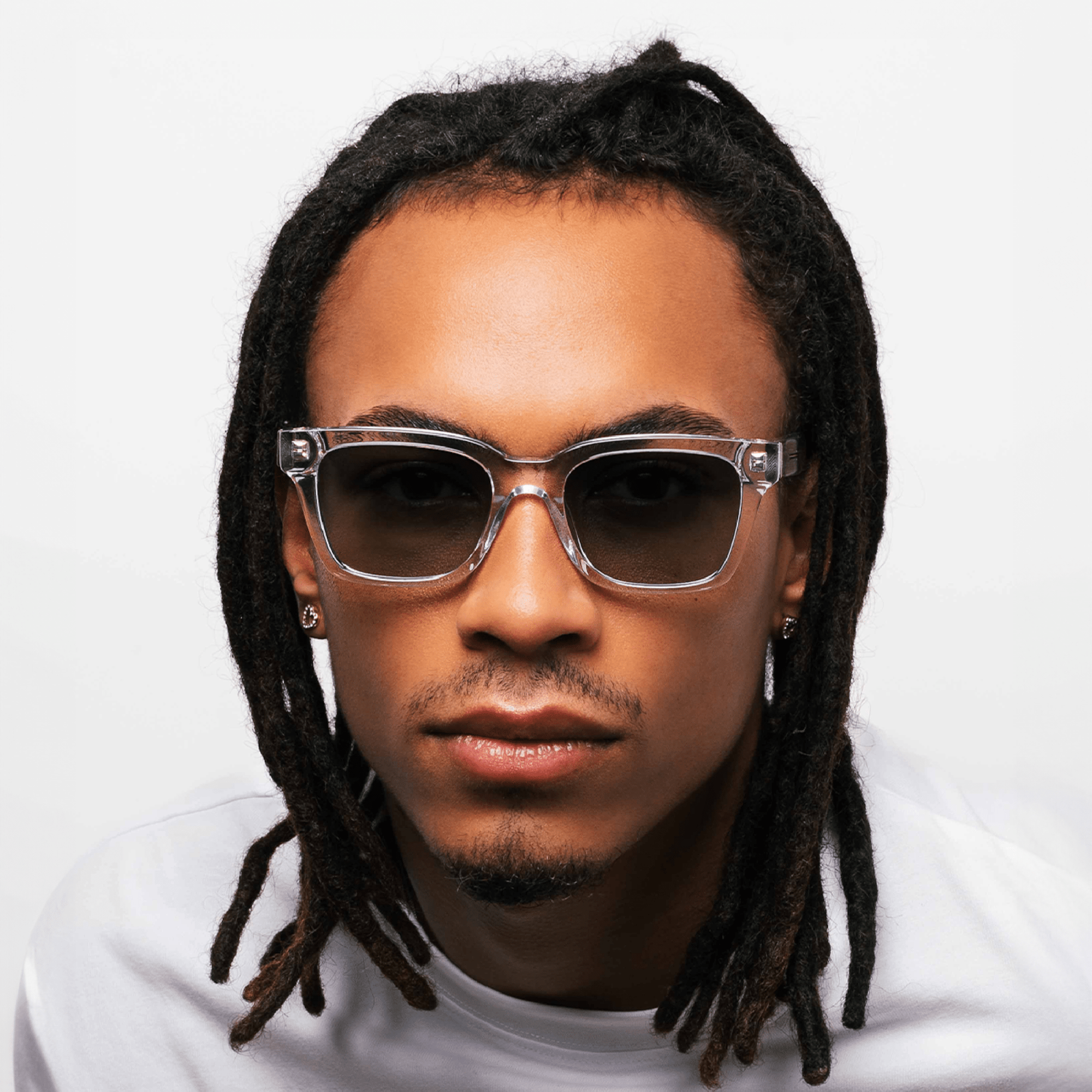 DEAN Rectangular Crystal Green Sunglasses by Messy Weekend - PUNCH Watch & Eyewear - MESSY WEEKEND