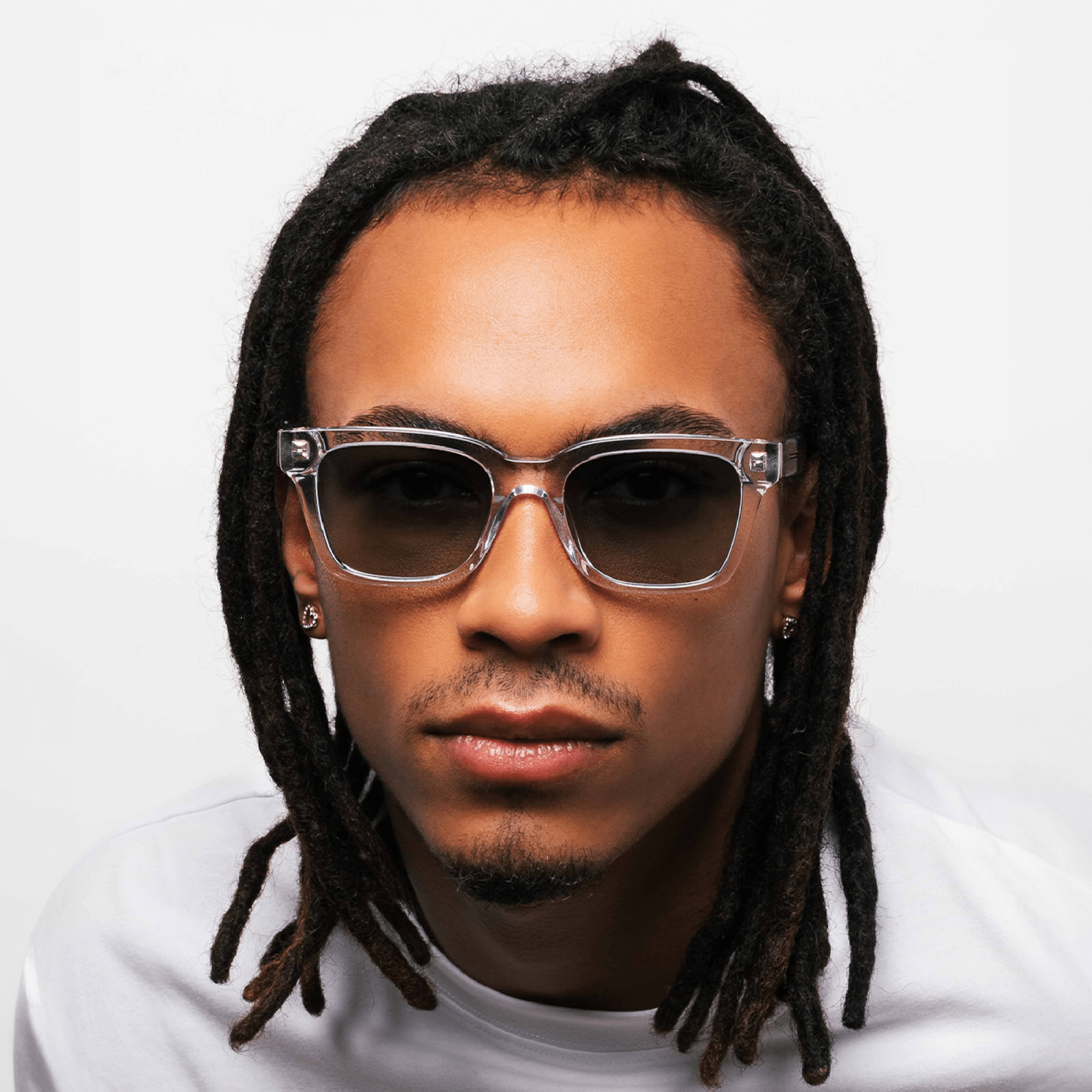 DEAN Rectangular Crystal Green Sunglasses by Messy Weekend - PUNCH Watch & Eyewear - MESSY WEEKEND