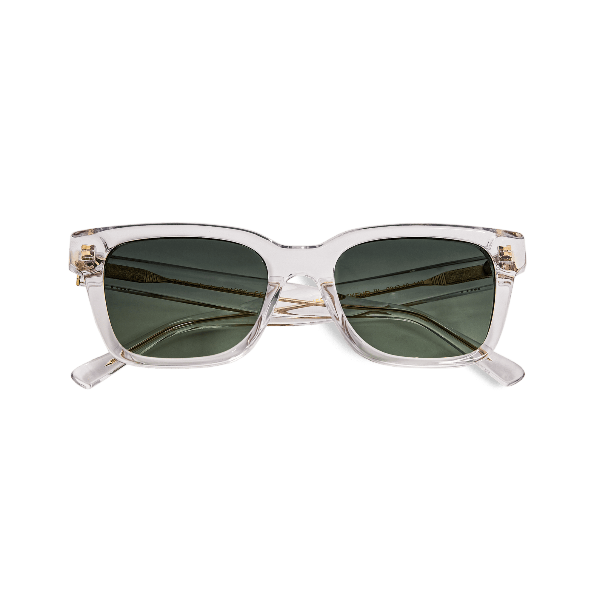 DEAN Rectangular Crystal Green Sunglasses by Messy Weekend - PUNCH Watch & Eyewear - MESSY WEEKEND