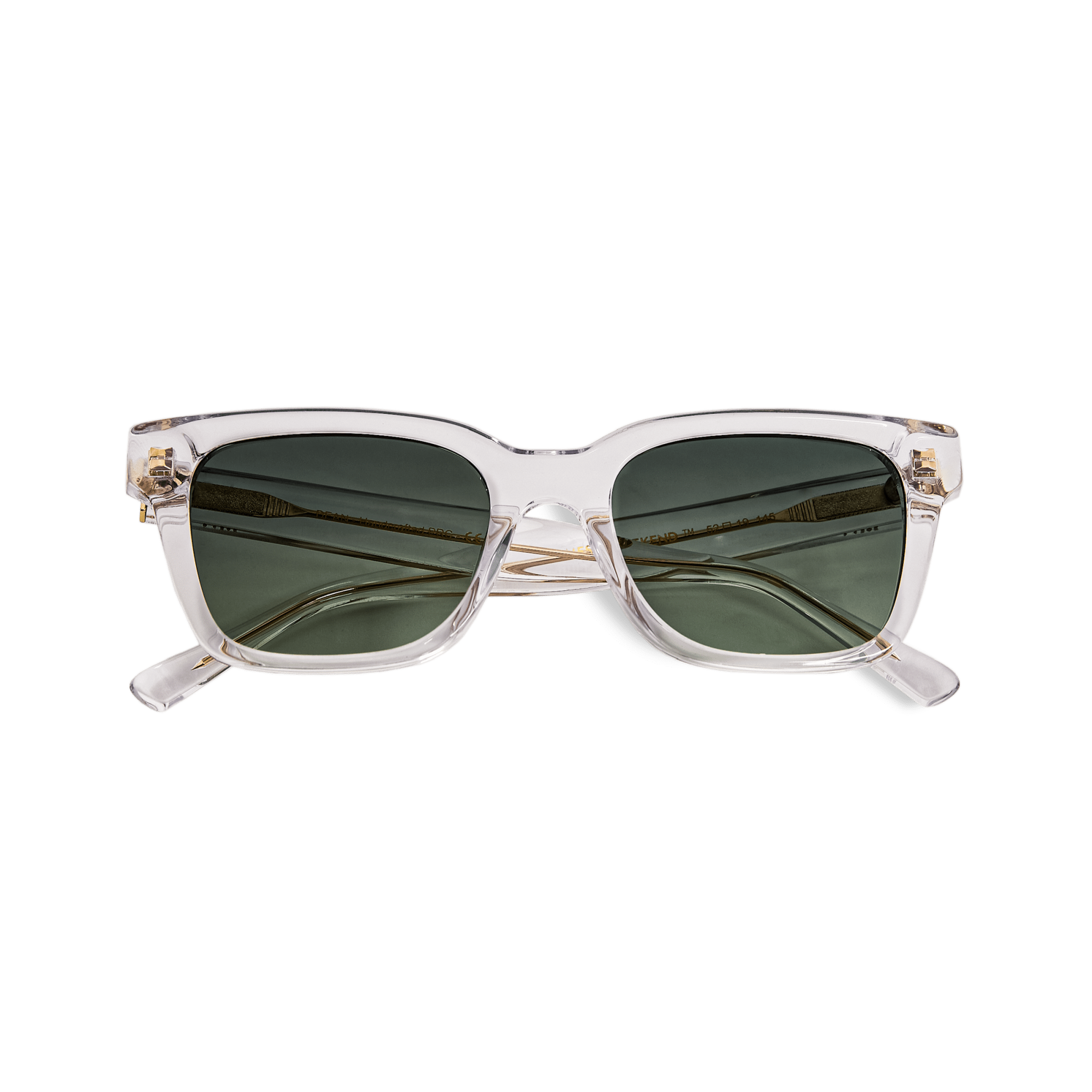 DEAN Rectangular Crystal Green Sunglasses by Messy Weekend - PUNCH Watch & Eyewear - MESSY WEEKEND