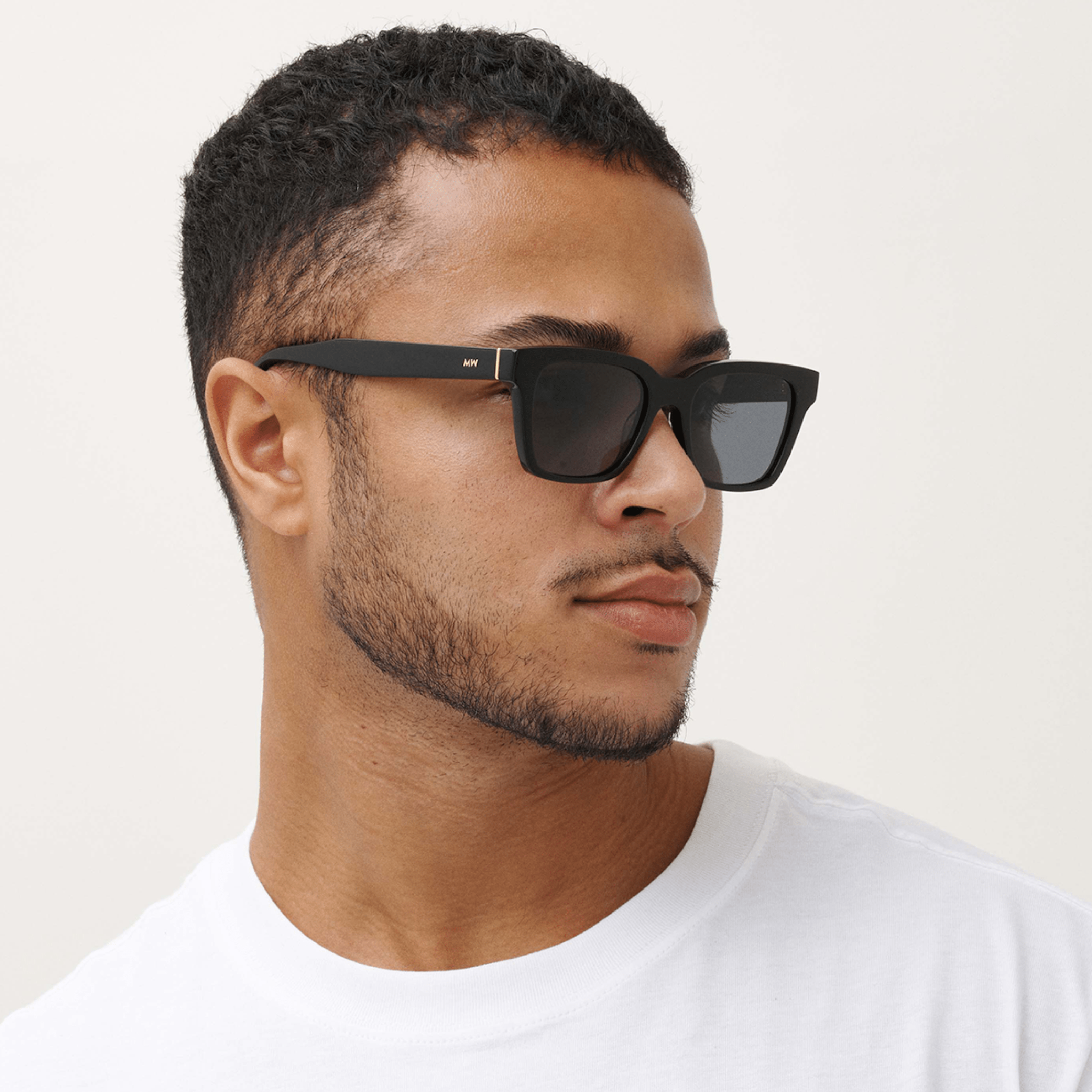 DEAN Rectangular Black Sunglasses by Messy Weekend - PUNCH Watch & Eyewear - MESSY WEEKEND