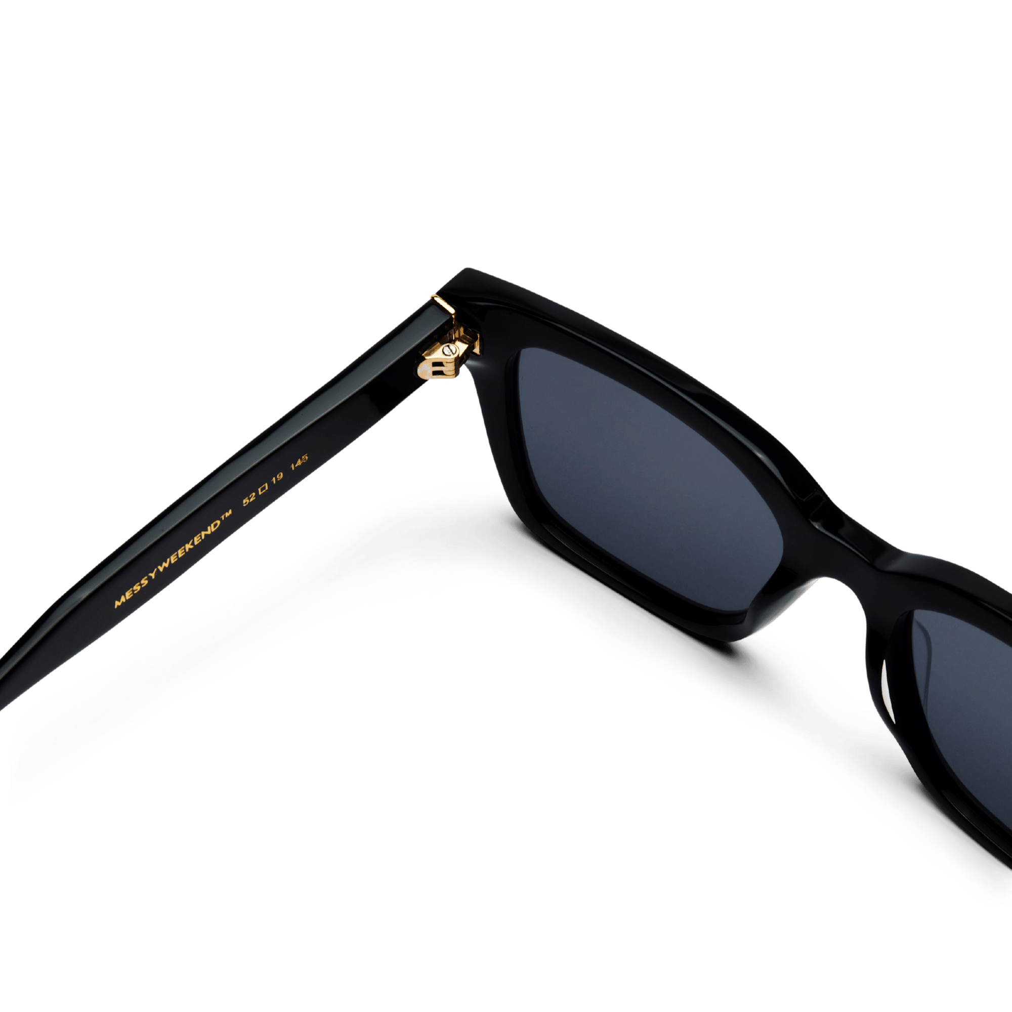 DEAN Rectangular Black Sunglasses by Messy Weekend - PUNCH Watch & Eyewear - MESSY WEEKEND