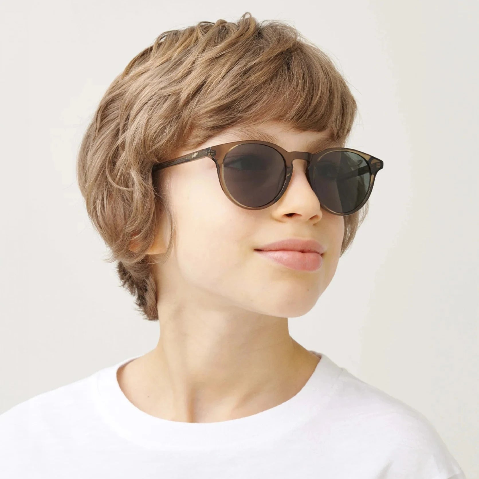 DEPP The Kid Havana Brown Children's Sunglasses by Messy Weekend 6-12 Yrs - PUNCH Watch & Eyewear 