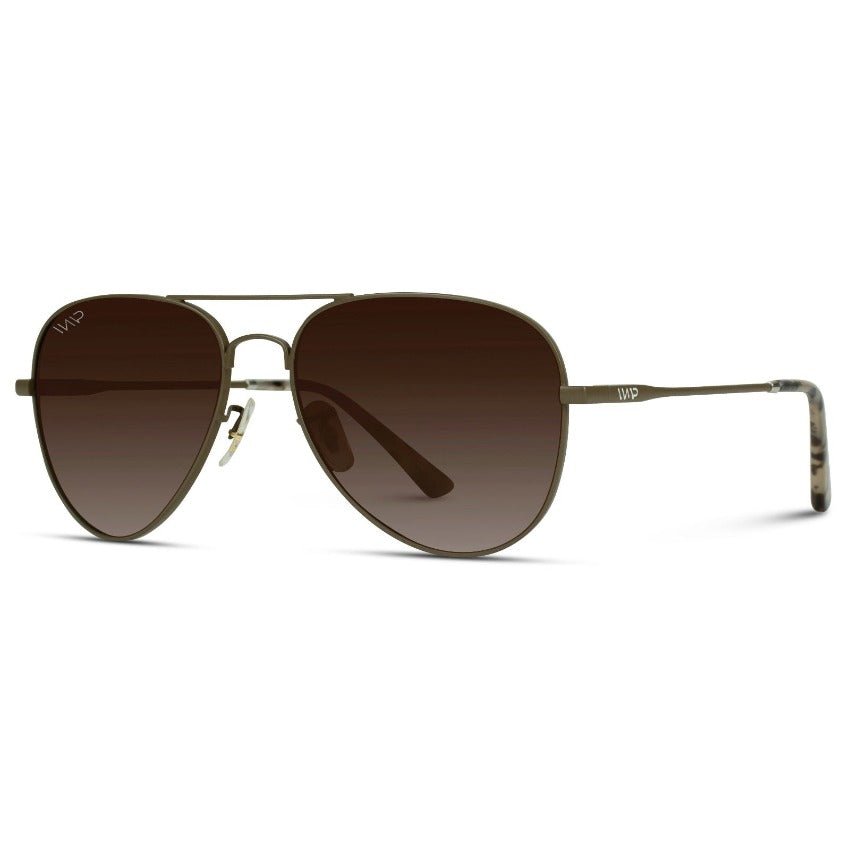 MAXWELL Polarized Unisex Aviator Sunglasses in Woodland by WMP Eyewear - PUNCH Watch & Eyewear - WMP Eyewear