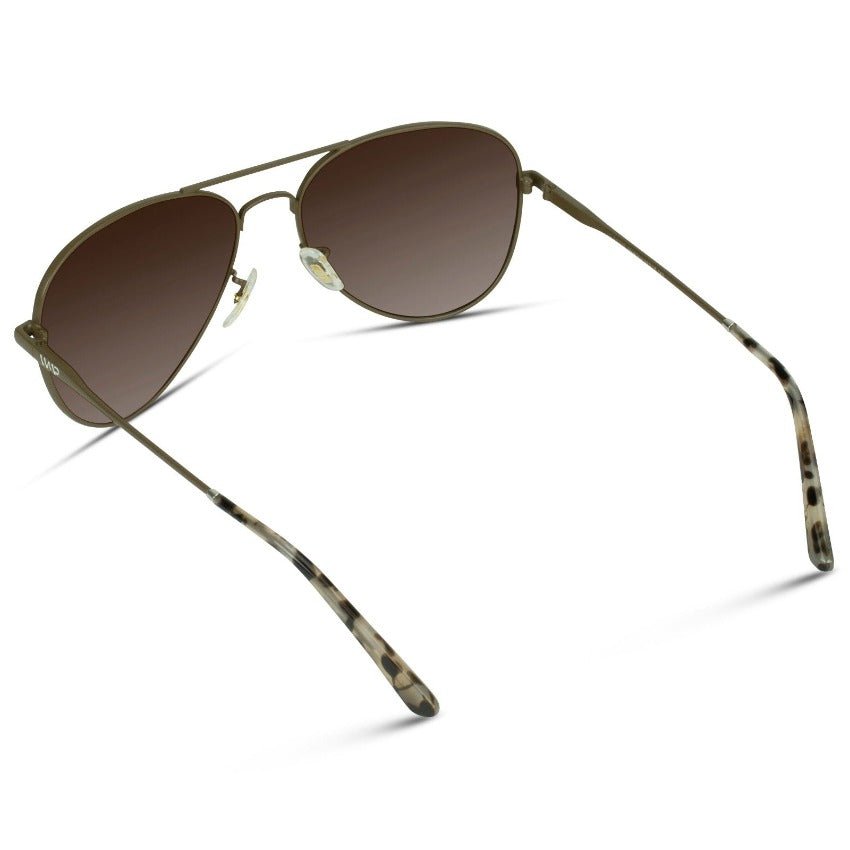 MAXWELL Polarized Unisex Aviator Sunglasses in Woodland by WMP Eyewear - PUNCH Watch & Eyewear - WMP Eyewear