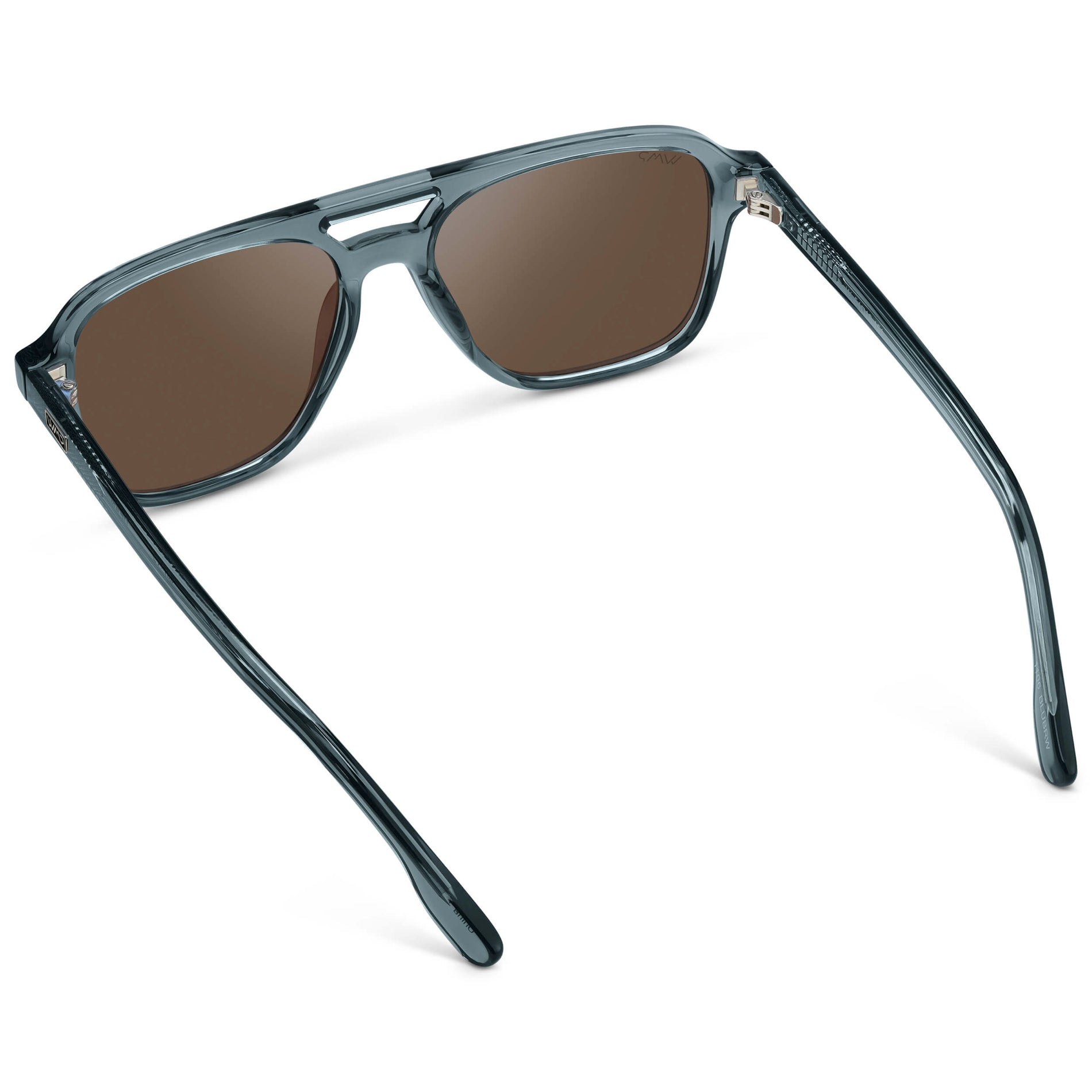 DEAN Polarised Oversized Aviator Sunglasses in Crystal Stone Blue by WMP Eyewear - PUNCH Watch & Eyewear - WMP Eyewear