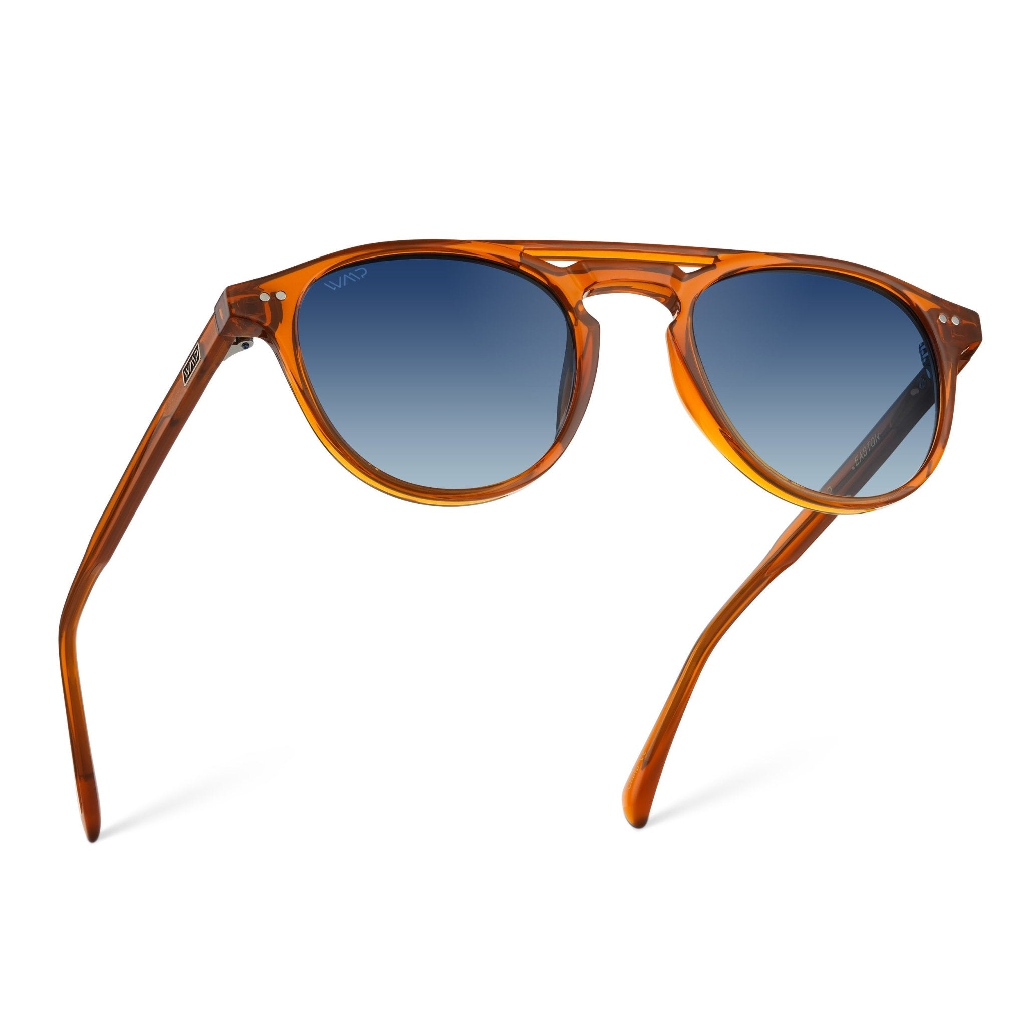 EASTON Men's Round Trendy Sunglasses in Desert Orange by WMP Eyewear - PUNCH Watch & Eyewear - WMP Eyewear
