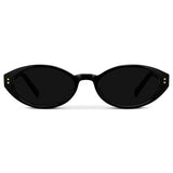 ESME Classic Oval Women's Sunglasses in Black by WMP Eyewear