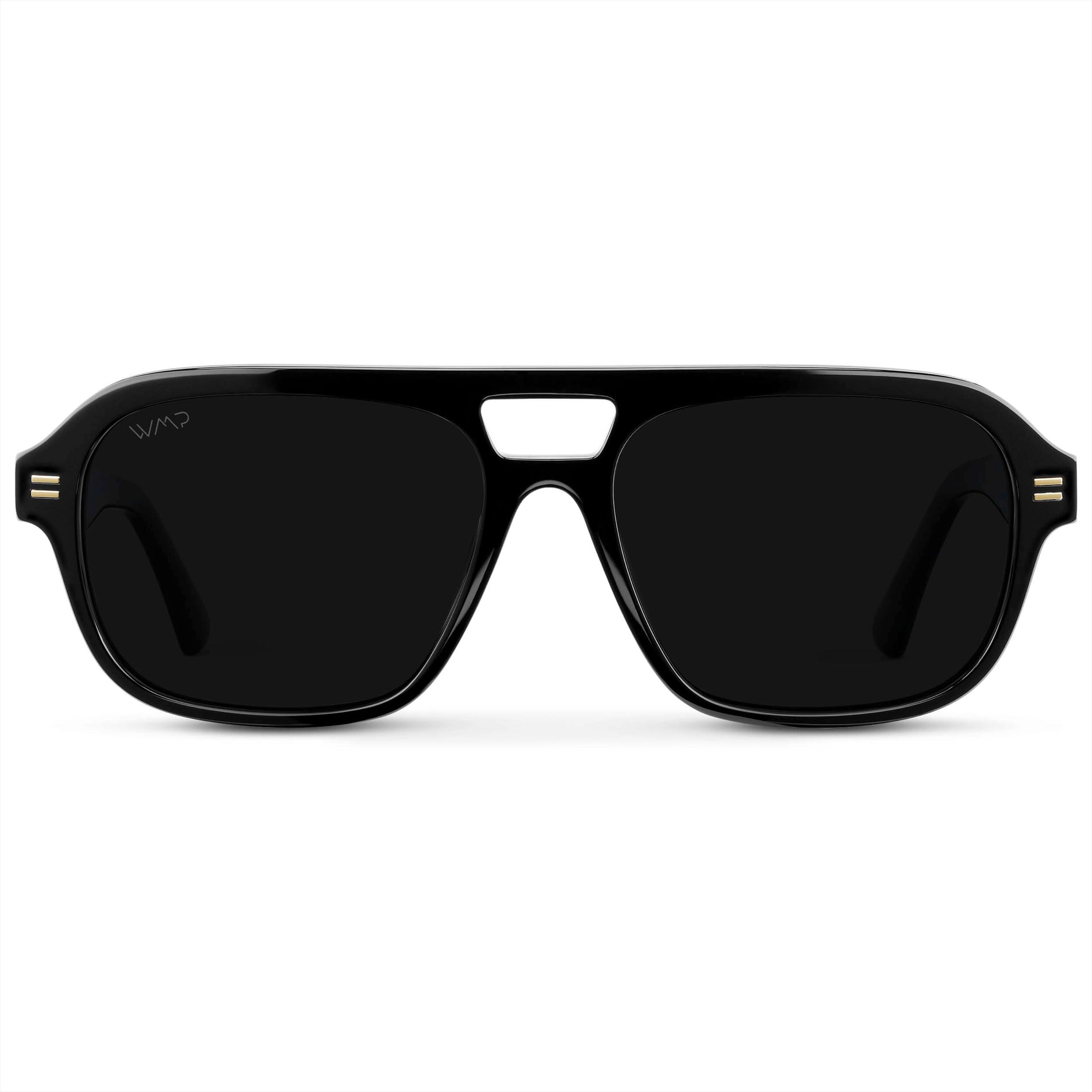 EMBER Women's Aviator Sunglasses in Triple Black by WMP Eyewear - PUNCH Watch & Eyewear - WMP Eyewear