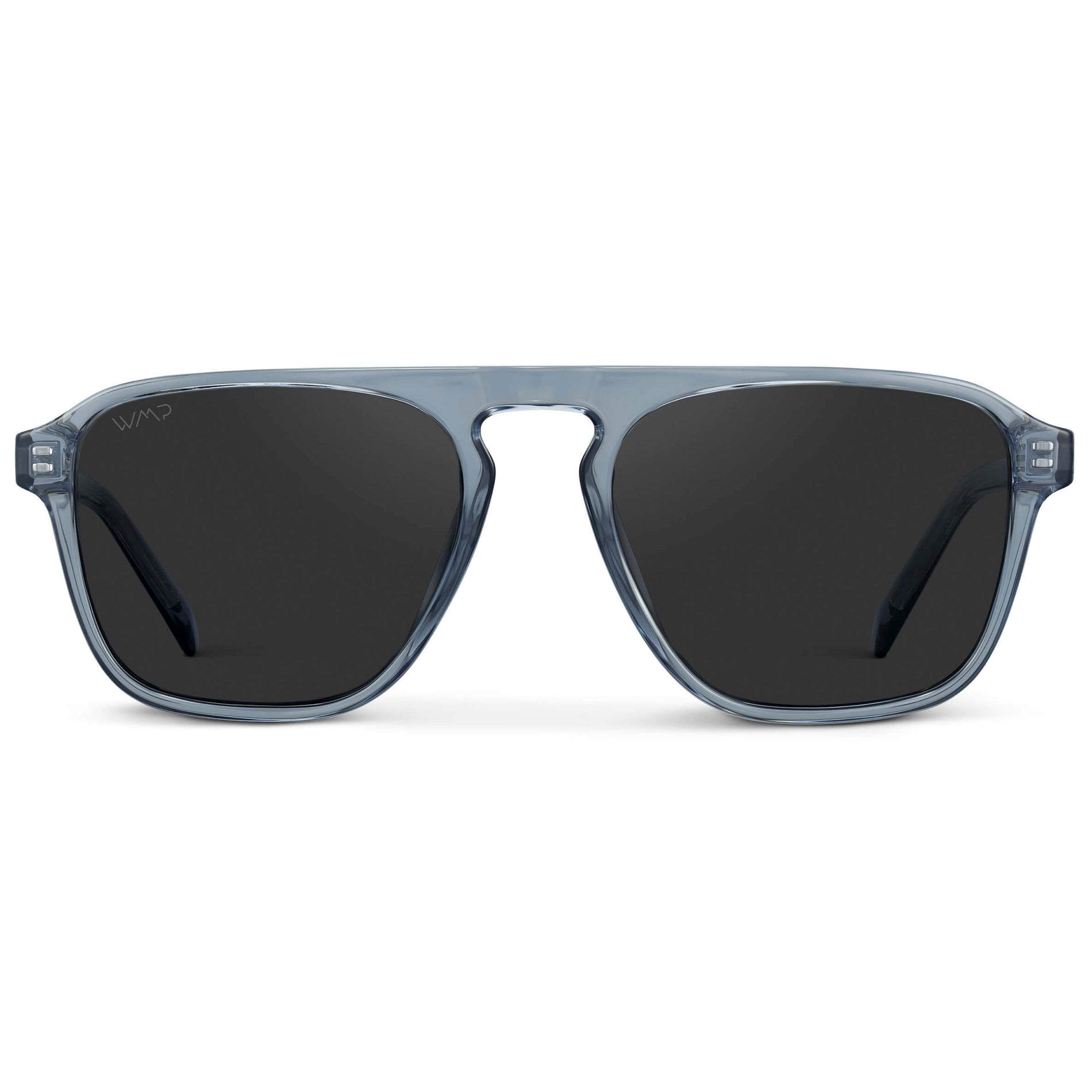 EMERSON Unisex Square Aviator Sunglasses in Denim Blue by WMP Eyewear - PUNCH Watch & Eyewear - WMP Eyewear
