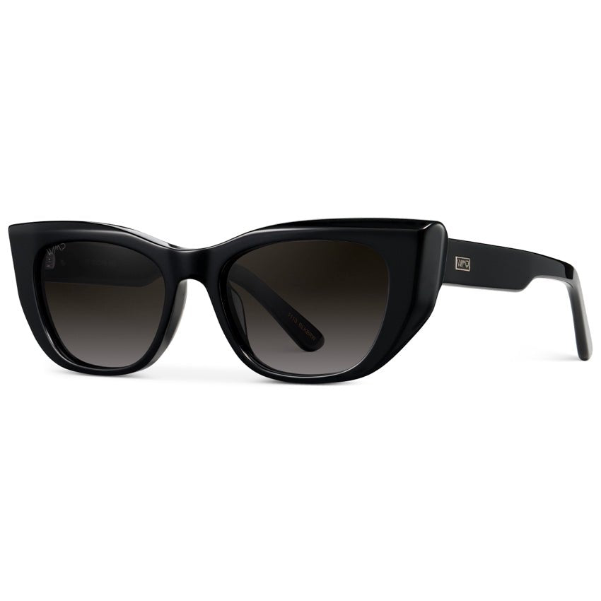 EVELYN Women's Retro Cat - Eye Sunglasses in Black by WMP Eyewear - PUNCH Watch & Eyewear - WMP Eyewear