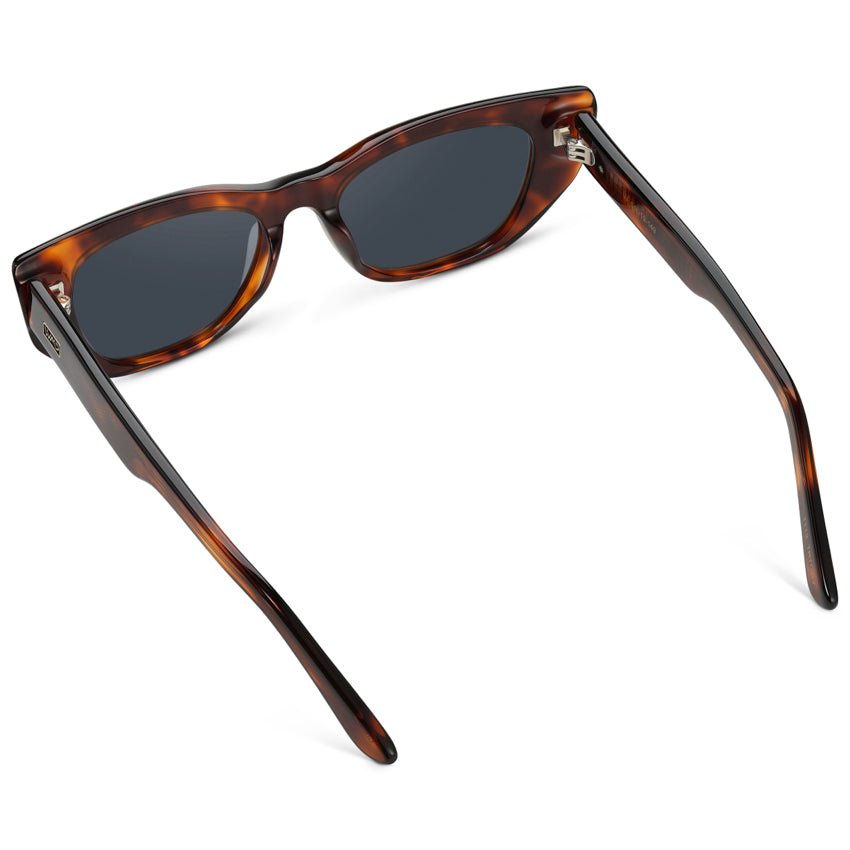 EVELYN Women's Retro Cat - Eye Sunglasses in Ember Tortoise by WMP Eyewear - PUNCH Watch & Eyewear - WMP Eyewear