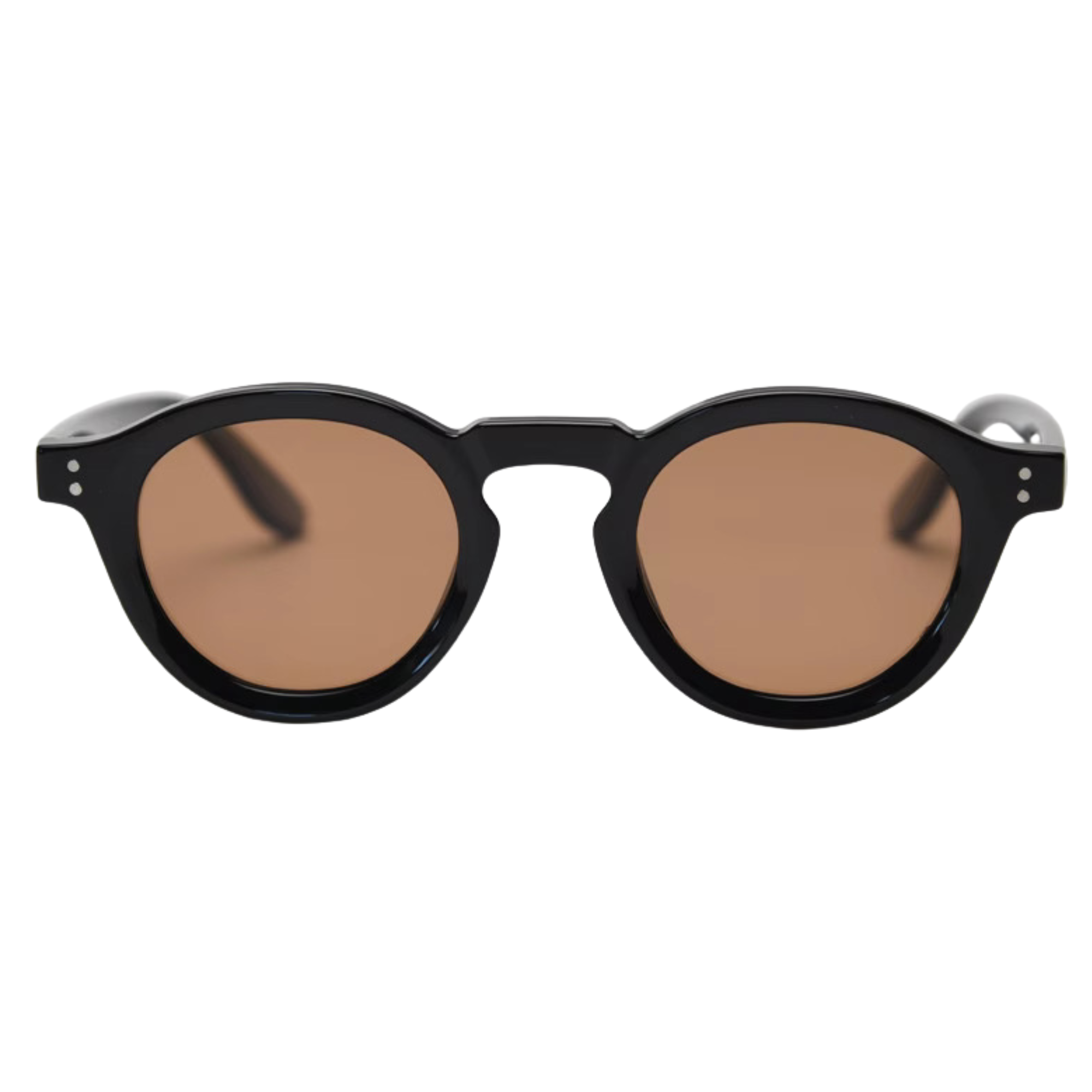 NORDEN, Essentials Polarised Sunglasses, Unisex, Black, Brown Lens by TrueVivid