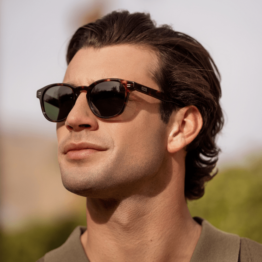 FELIX Mid - Century Polarized Unisex Sunglasses in Amber Tortoise by WMP Eyewear - PUNCH Watch & Eyewear - WMP Eyewear