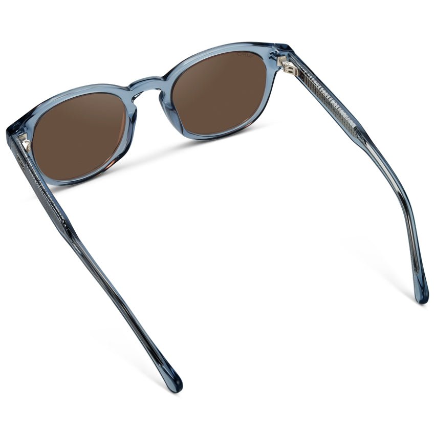 FELIX Mid - Century Polarized Unisex Sunglasses in Denim Blue by WMP Eyewear - PUNCH Watch & Eyewear - WMP Eyewear