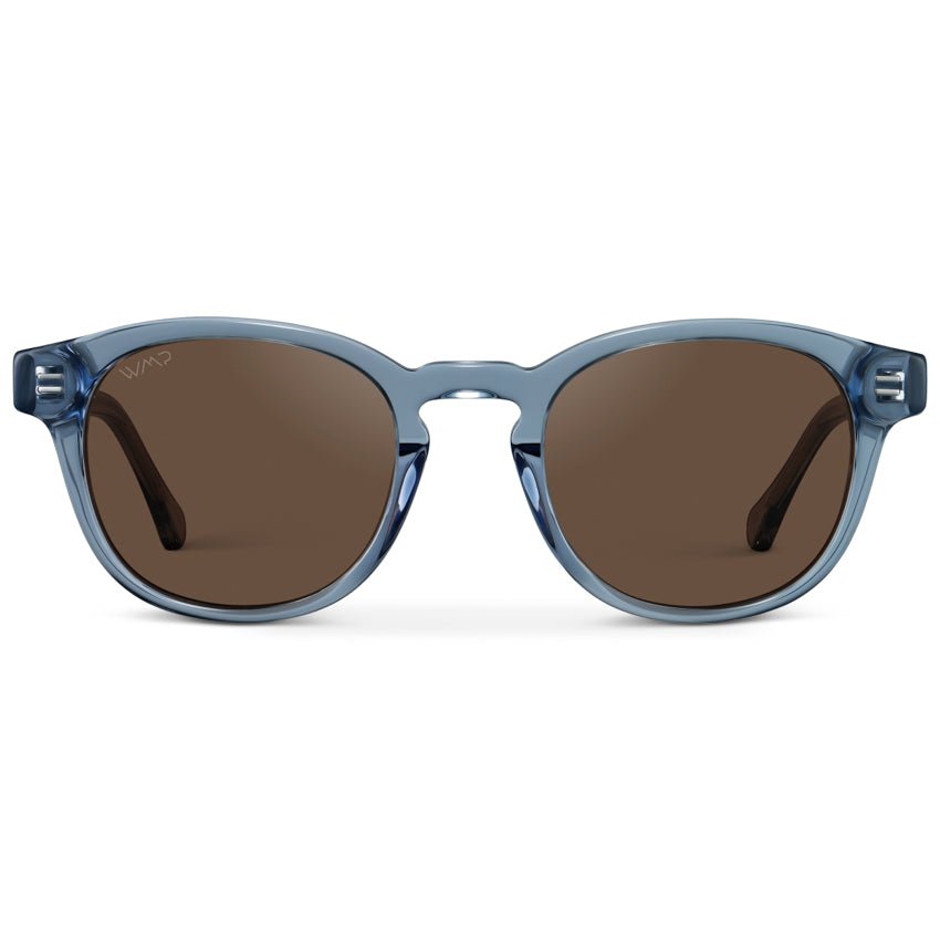 FELIX Mid - Century Polarized Unisex Sunglasses in Denim Blue by WMP Eyewear - PUNCH Watch & Eyewear - WMP Eyewear
