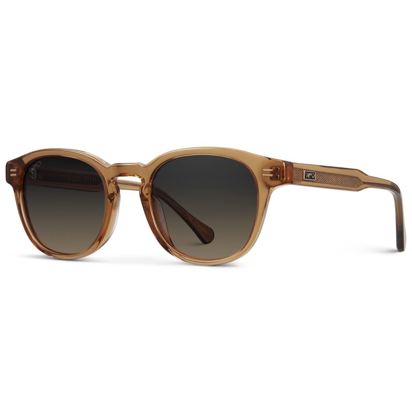 FELIX Mid - Century Polarized Unisex Sunglasses in Crystal Brown by WMP Eyewear - PUNCH Watch & Eyewear - WMP Eyewear
