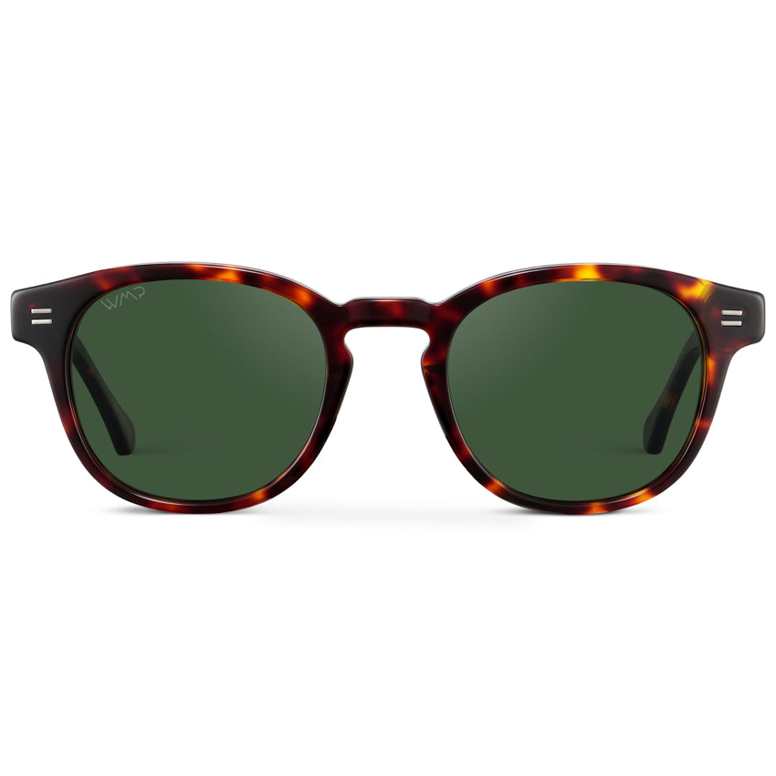 FELIX Mid-Century Polarized Men's Sunglasses in Amber Tortoise by WMP Eyewear - Punch Watch Design 